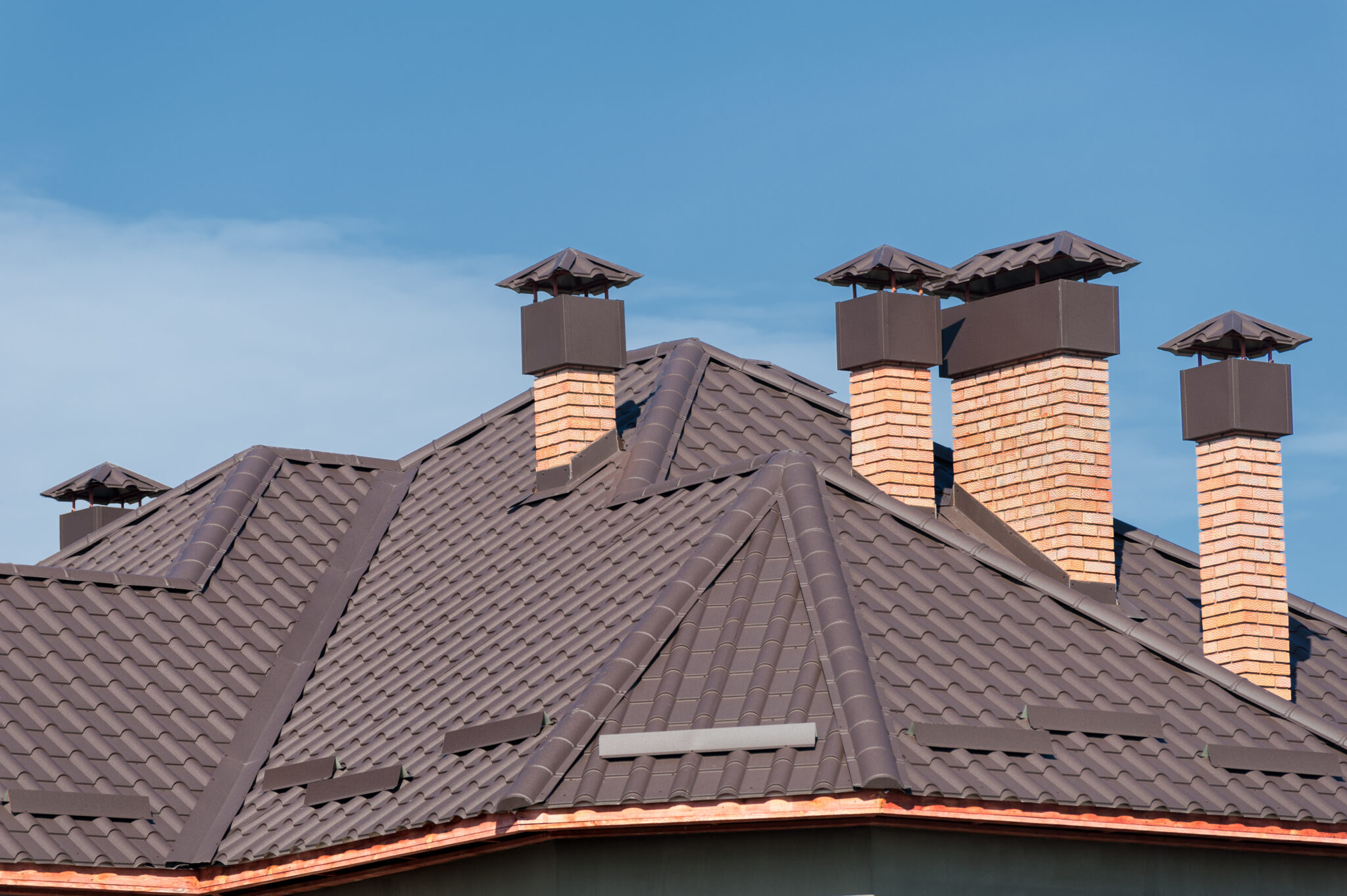 A metal roof showing quality. This can increase your roof replacement costs in NJ.